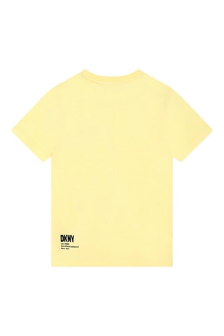 Biologisch Katoenen T-shirt - Geel - DKNY
