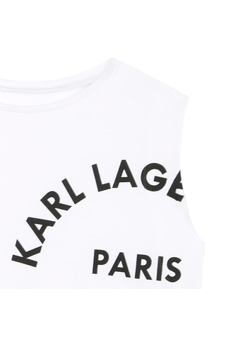 Mouwloos Biologisch Katoenen T-shirt - Wit