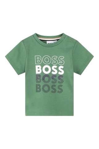 T-shirt - Lichtgroen - Boss
