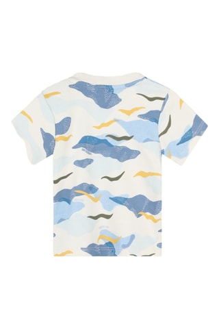 Biologisch Katoenen T-shirt - Ivoorkleurig - Timberland