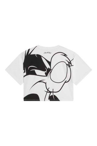 Biologisch Katoenen T-shirt Looney Tunes Warner Bros - Wit - DKNY