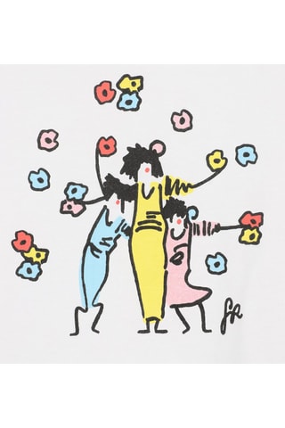 T-shirt - Wit - Sonia Rykiel