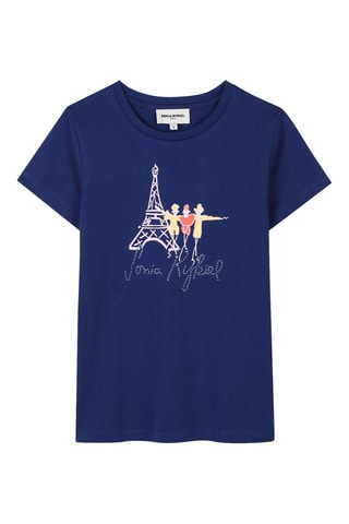 T-shirt - Donkerblauw - Sonia Rykiel