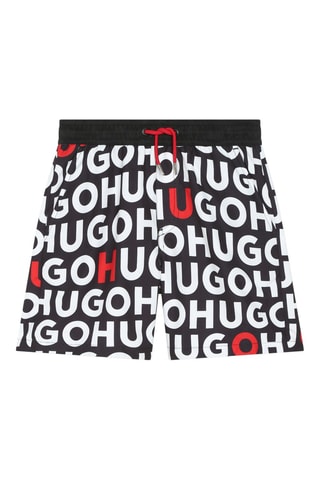 Zwemshort - Zwart en Rood - Boss