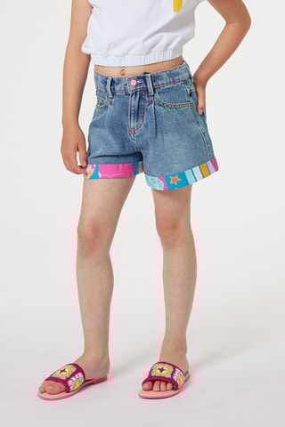 Spijkershort - Blauw