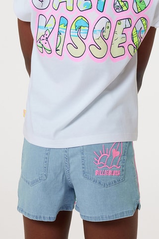 Spijkershort - Blauw