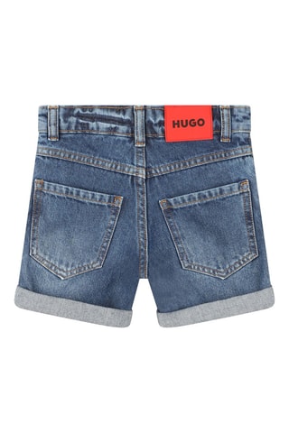 Spijkerbermuda - Blauw - Boss