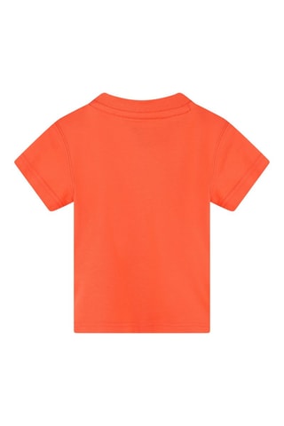 T-shirt en Short - Oranje en Kobaltblauw