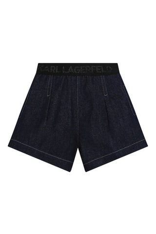 Biologisch Katoenen T-shirt en Short - Wit en Blauw