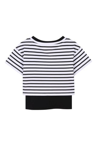T-shirt en Hemd - Zwart en wit - Sonia Rykiel
