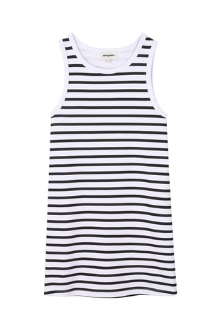 T-shirt en jurk - Wit en zwart - Sonia Rykiel