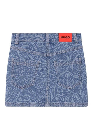 Minispijkerrok - Blauw - Boss