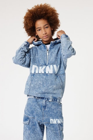 Jack met Capuchon - Blauw - DKNY