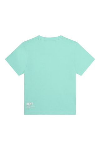 Biologisch Katoenen T-shirt Oversized - Groen - DKNY