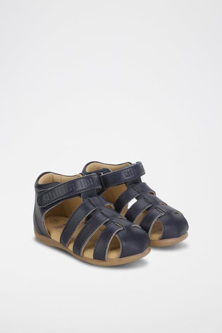 Leren Sandalen Marineblauw - Carrément Beau