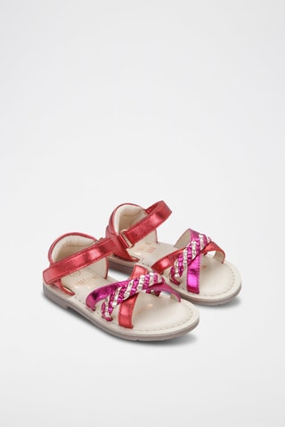 Lamsleren Sandalen Rood - Carrément Beau