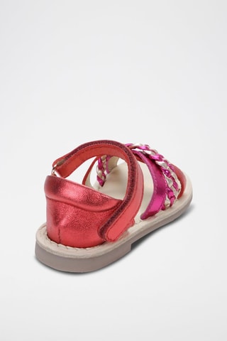 Lamsleren Sandalen Rood - Carrément Beau