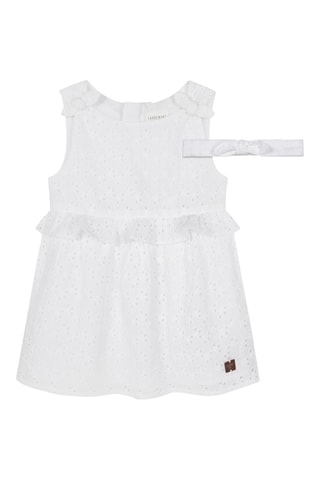 Jurk en Bandeau Wit - Carrément Beau