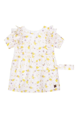 Jurk en Bandeau Wit - Carrément Beau