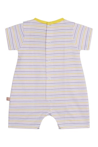 Biologisch Katoenen Broekpakje Paars en Geel - Carrément Beau