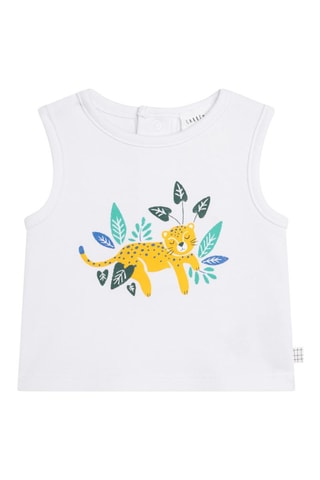 Biologisch Katoenen T-shirt en Short Wit - Carrément Beau