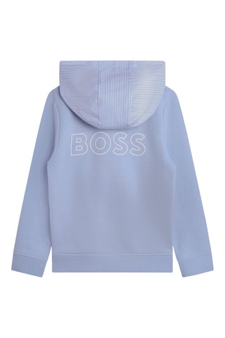 Sweater met Capuchon - Hemelsblauw - Boss