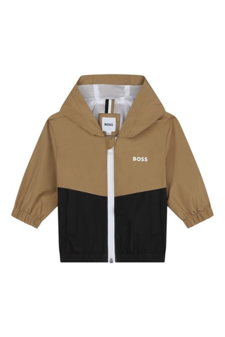 Windjack met Capuchon - Bruin - Boss