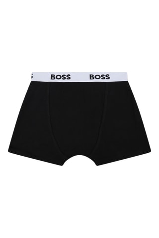 2 Boxers - Zwart en Grijs - Boss