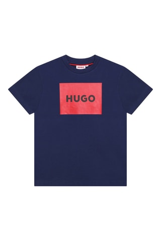 T-shirt - Marineblauw - Boss