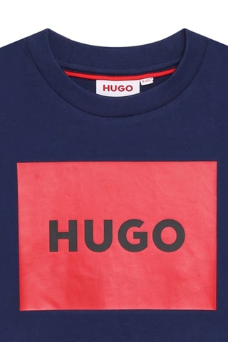 T-shirt - Marineblauw - Boss