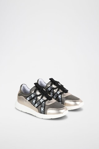 Leren Sneakers - Goudkleurig- DKNY
