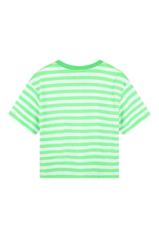 Biologisch Katoenen T-shirt - Felgroen en Wit - Marc Jacobs