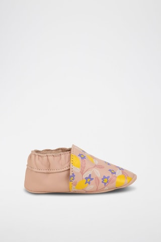 Lamsleren Pantoffels Zalmroze - Carrément Beau