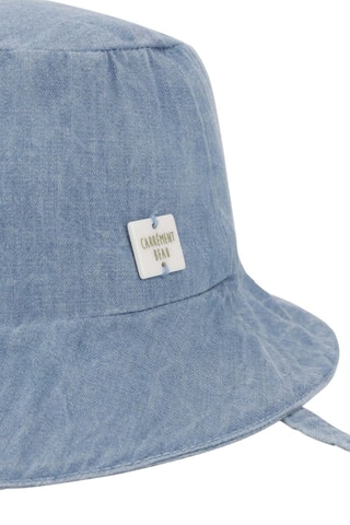 Biologisch Katoenen Denim Bobhoedje Marineblauw - Carrément Beau