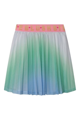 Plissérok Dip and Dye Groen en Hemelsblauw - Billieblush