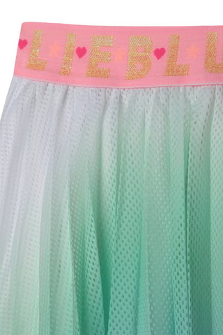 Plissérok Dip and Dye Groen en Hemelsblauw - Billieblush