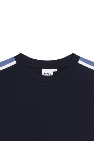 T-shirt - Marineblauw - Boss