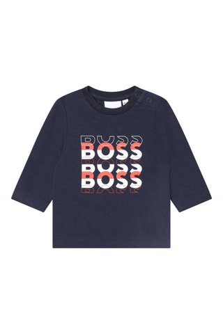 T-shirt - Blauw - Boss