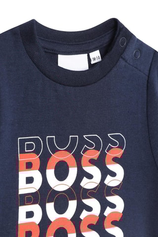T-shirt - Blauw - Boss