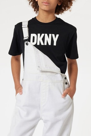 Biologisch Katoenen T-shirt - Zwart - DKNY