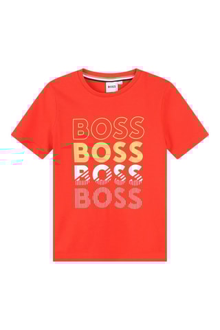 T-shirt - Rood - Boss