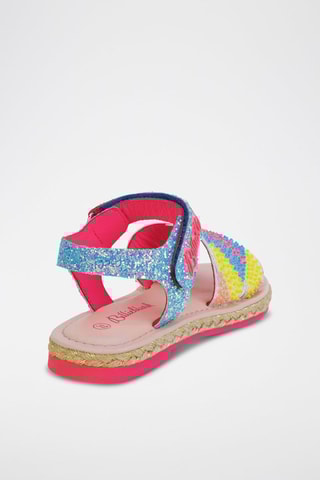 Sandalen - Felblauw en Zilverkleurig - Billieblush