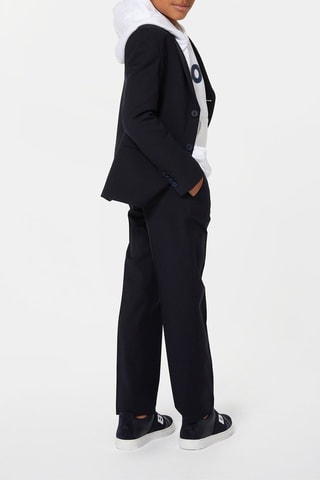 Wollen Broek - Marineblauw  - Boss