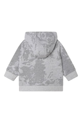 Sweater met Capuchon Gemêleerd Grijs