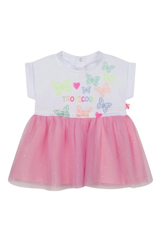 Jurk en Legging Wit en Fuchsia - Billieblush