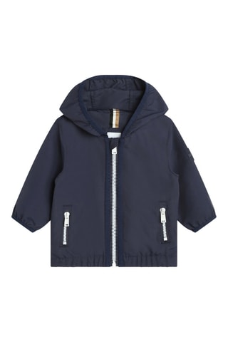 Windjack met Capuchon - Marineblauw - Boss