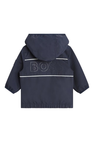 Windjack met Capuchon - Marineblauw - Boss