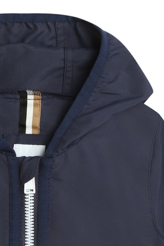 Windjack met Capuchon - Marineblauw - Boss