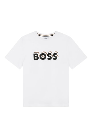 T-shirt - Wit - Boss