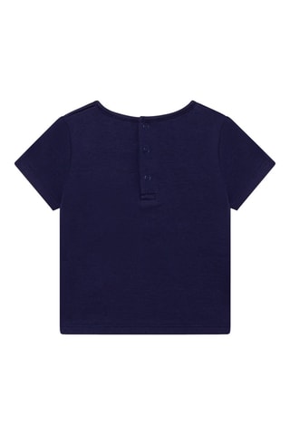 Biologisch Katoenen T-shirt Marineblauw - Carrément Beau